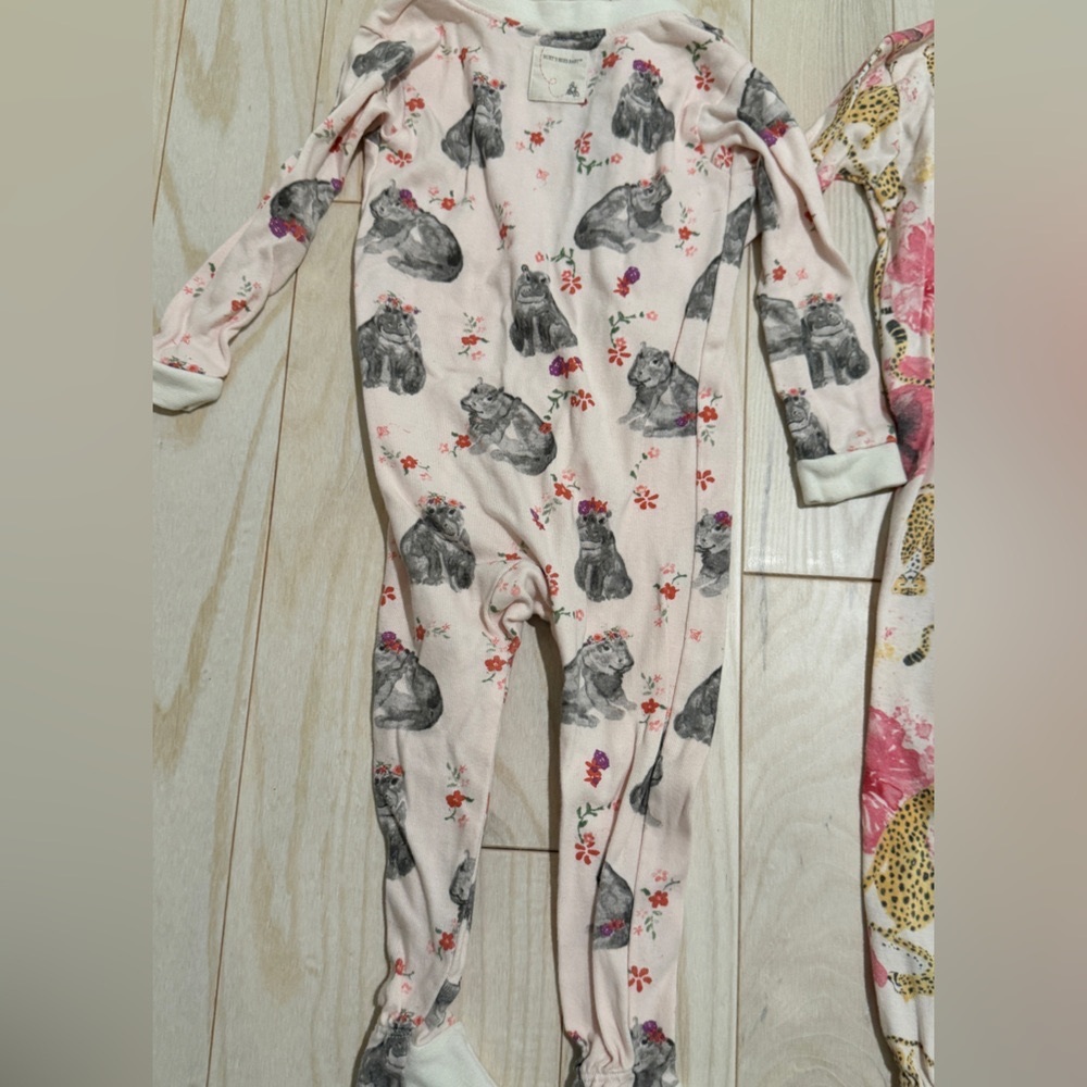 Burt’s Bees Baby sleeper pajamas, size 12 months